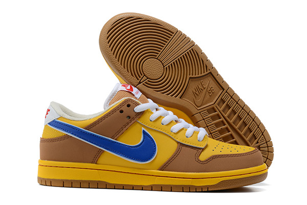 Men's Dunk Low SB Yellow Shoes 0203